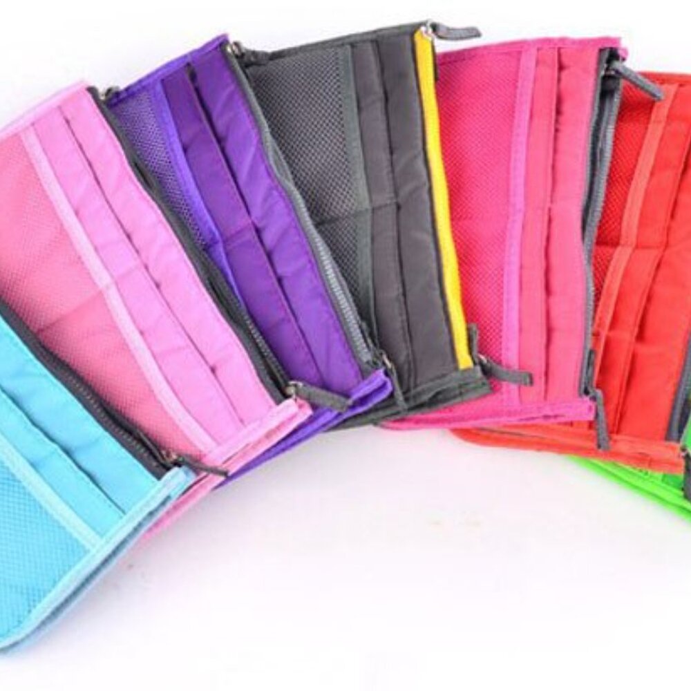 Handbag Organizer Insert / Purse Tote Aqua Blue- NWT - Picture 10 of 11